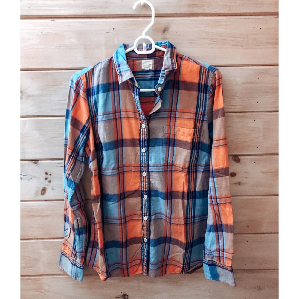 JCrew Plaid Flannel